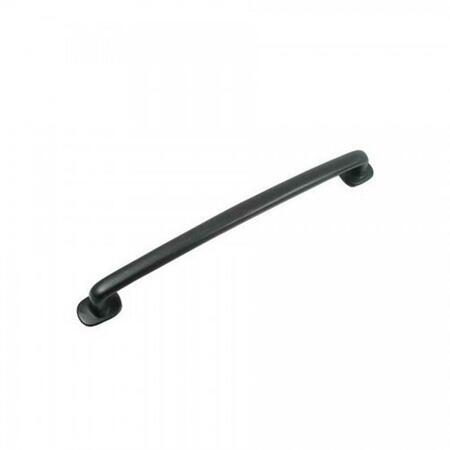 STRATEGIC BRANDS 8 in. Oil Rubbed Bronze Riverstone Cabinet Pull 84913